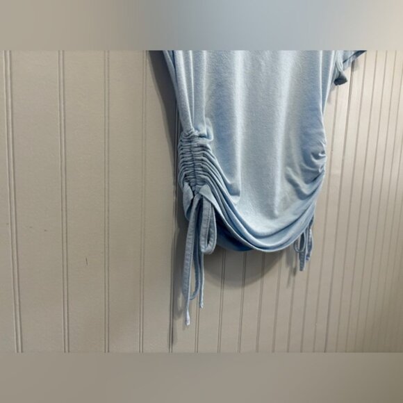 Shein Ruched Drawstring Tee Size S - Picture 4 of 6